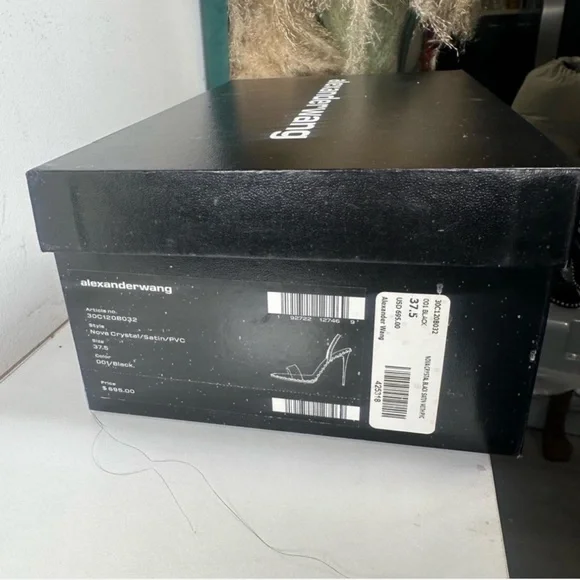 Alexander Wang Nova Crystal Slingback Sandal - Picture 5 of 8